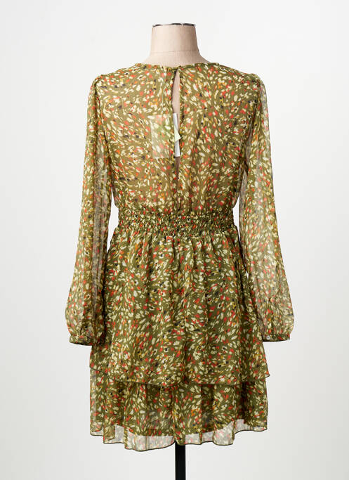 Robe longue manches longues manches longues vert ONLY femme