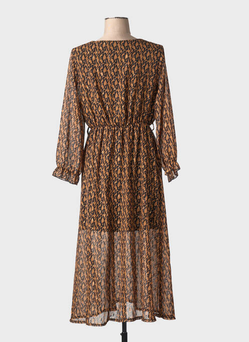 Robe longue marron ZABAIONE femme