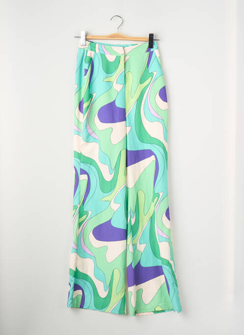 Pantalon large vert MORGAN femme
