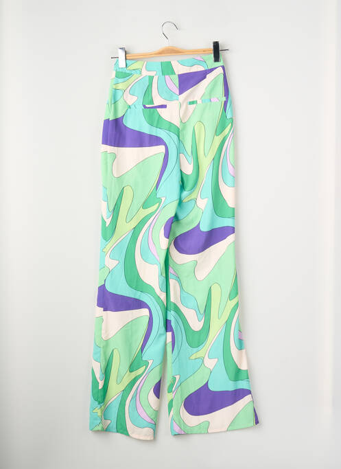 Pantalon large vert MORGAN femme