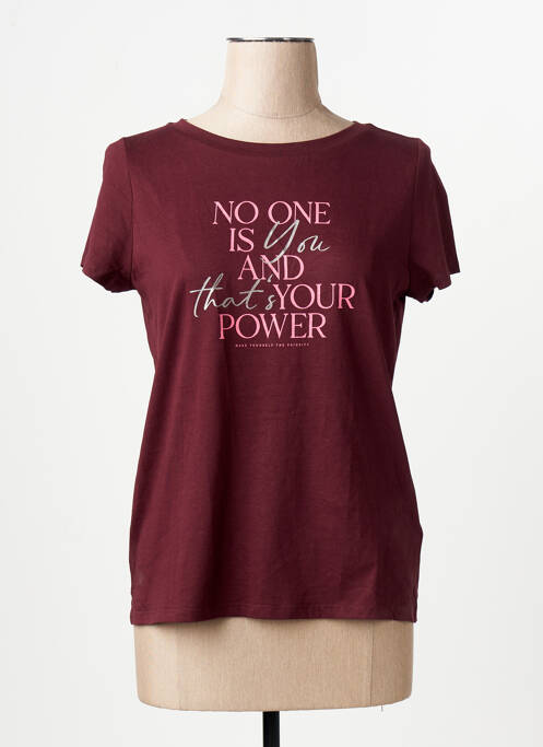 T-shirt marron STREET ONE femme
