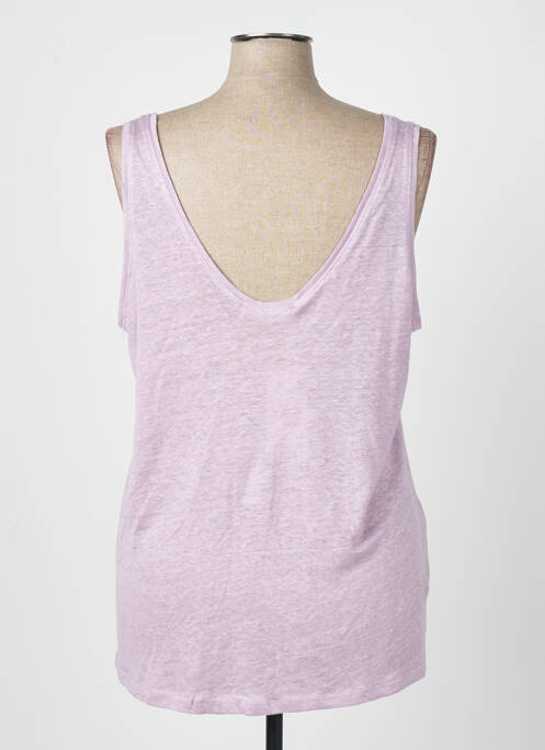 Débardeur violet MANGO femme