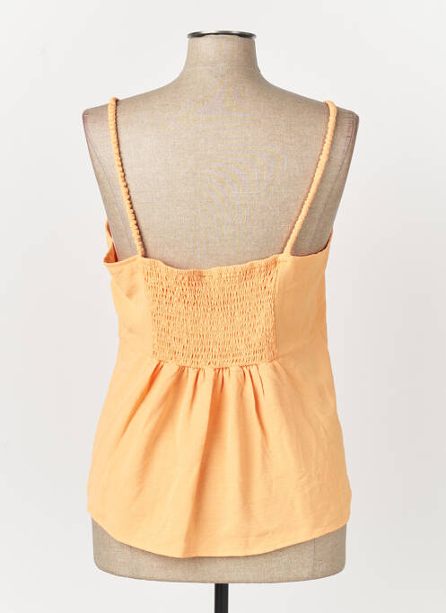 Blouse col v orange VERO MODA femme