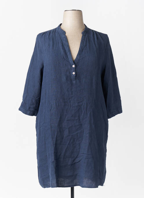 Robe mi-longue bleu DELAHAYE femme