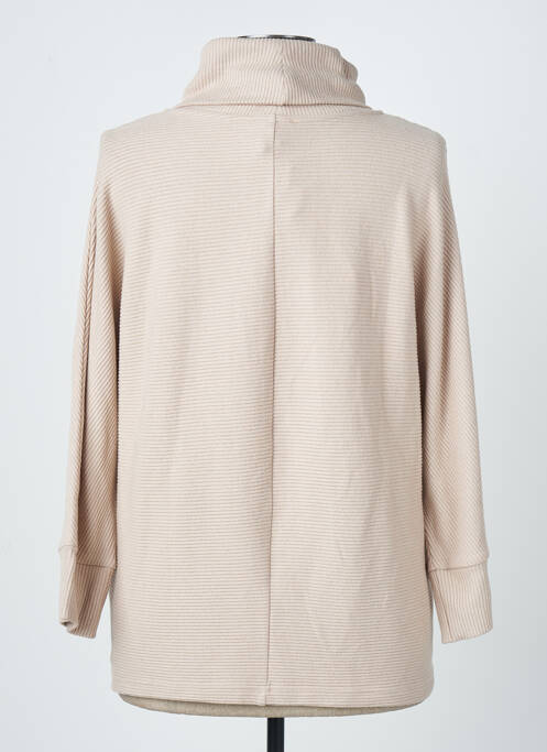 Pull col roulé beige STREET ONE femme