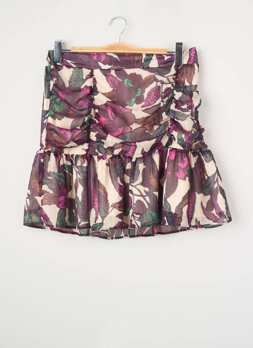 Jupe courte violet MORGAN femme