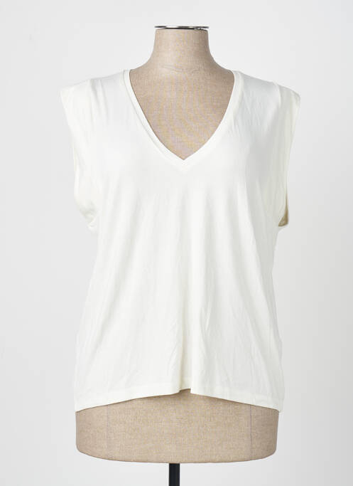T-shirt blanc ASTRID BLACK LABEL femme