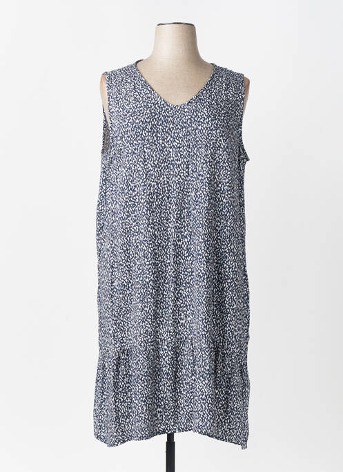 Robe mi-longue bleu STREET ONE femme