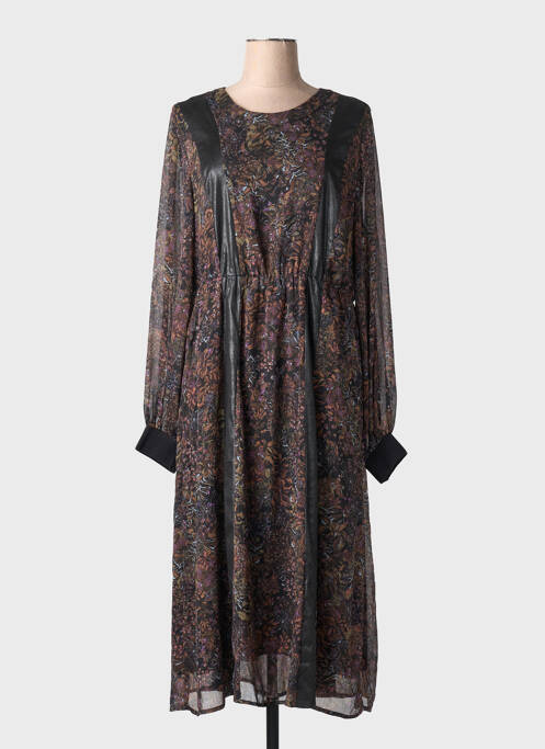 Robe longue marron NÜ femme