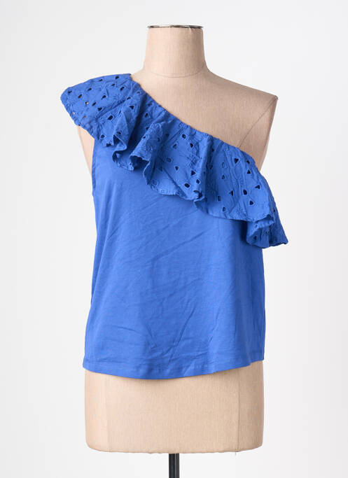 Top bleu MANGO femme