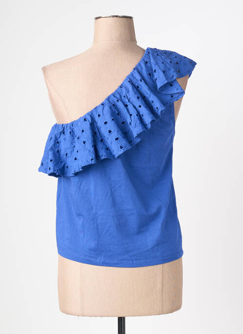 Top bleu MANGO femme