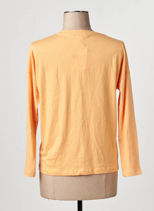 T-shirt orange MANGO femme
