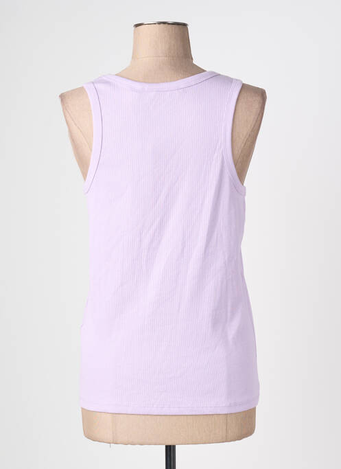 Débardeur col rond sans manche violet VERO MODA femme