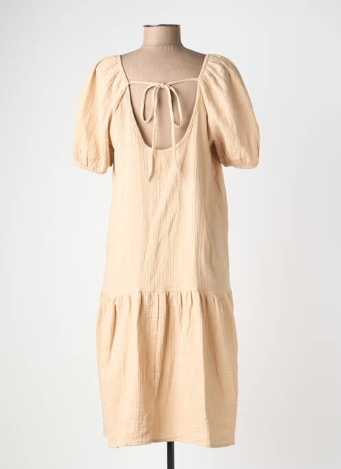 Robe courte beige VERO MODA femme