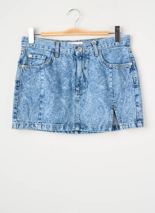 Jupe courte bleu MANGO femme