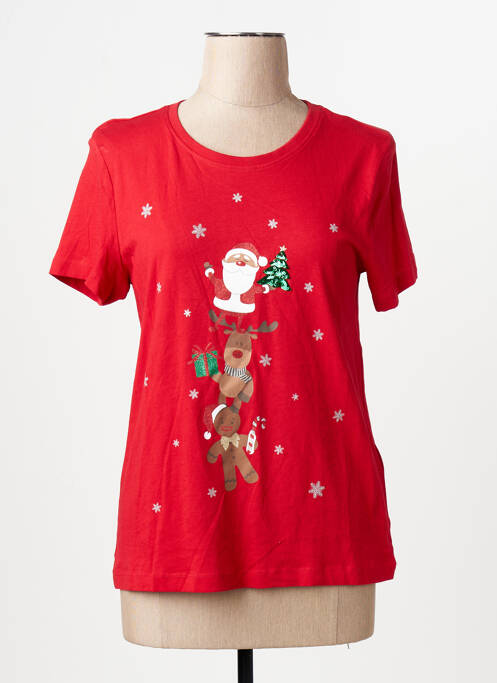T-shirt rouge ONLY femme