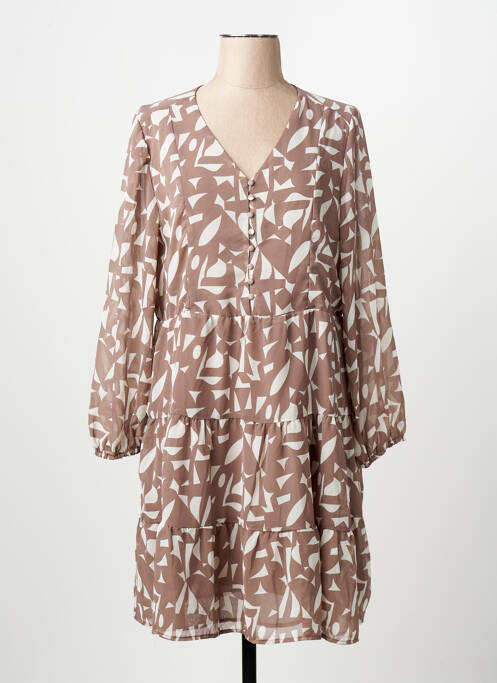 Robe longue marron ZABAIONE femme