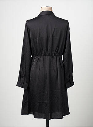 Robe mi-longue manches longues manches longues noir VERO MODA femme