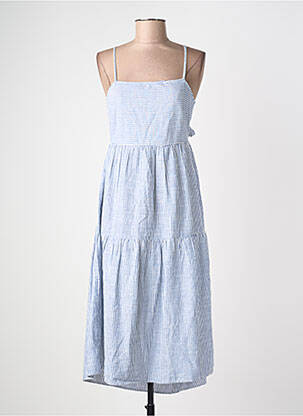 Robe courte manches courtes manches courtes bleu VERO MODA femme