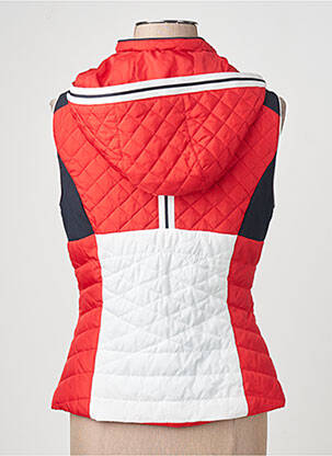 Gilet sans manche rouge DELAHAYE femme