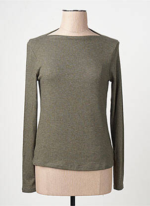T-shirt vert MANGO femme