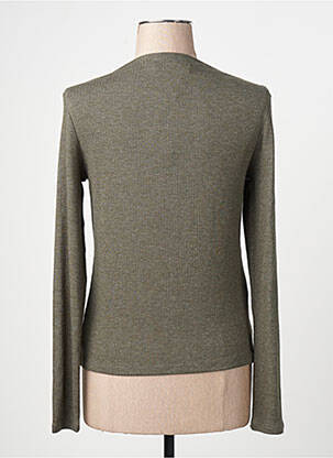 T-shirt vert MANGO femme
