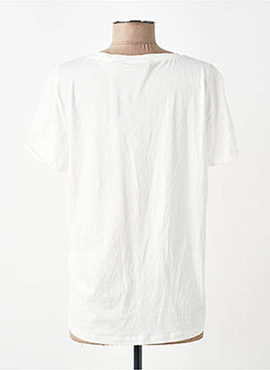 T-shirt col v manches courtes blanc VERO MODA femme
