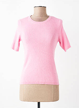 Pull manches courtes rose VERO MODA femme
