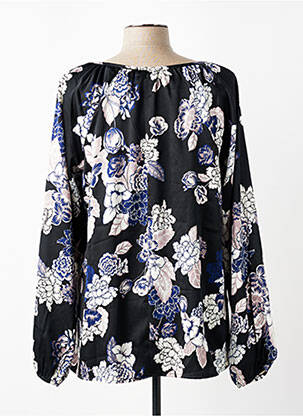 Chemisier coupe droite manches longues noir CARMAKOMA femme