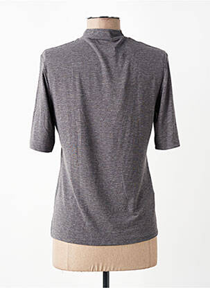 T-shirt gris MANGO femme