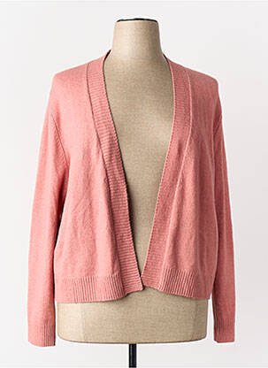 Gilet manches longues rose TOM TAILOR femme