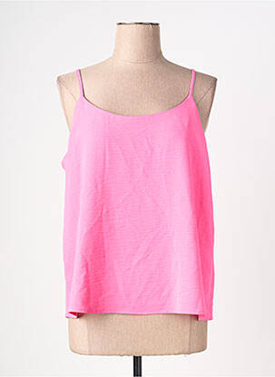 Top col rond rose ONLY femme