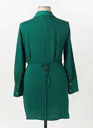 Robe mi-longue vert MANGO femme