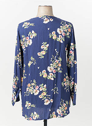 Chemisier coupe droite bleu CARMAKOMA femme