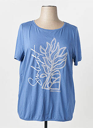 T-shirt bleu STREET ONE femme