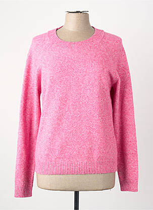 Pull col rond rose VERO MODA femme
