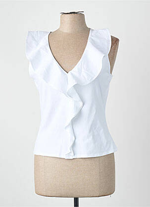 Débardeur blanc MANGO femme