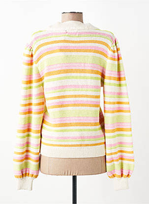 Gilet manches longues manches longues jaune ONLY femme