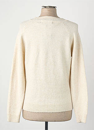 Pull coupe droite beige VERO MODA femme