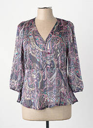 Blouse bleu MORGAN femme