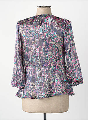 Blouse bleu MORGAN femme
