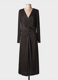 Robe longue noir LE TEMPS DES CERISES femme