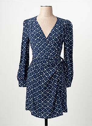 Robe mi-longue bleu PEPE femme