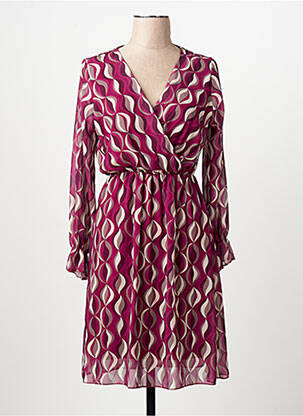 Robe mi-longue violet ZABAIONE femme