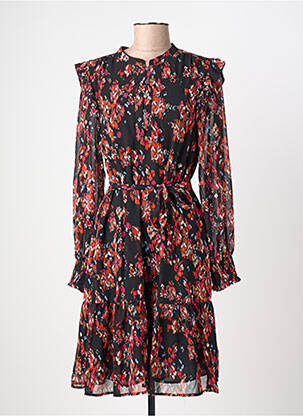 Robe mi-longue noir GARCIA femme