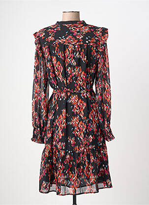 Robe mi-longue noir GARCIA femme