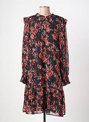 Robe mi-longue noir GARCIA femme