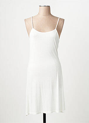 Robe mi-longue blanc NÜ femme