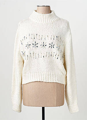 Pull blanc MANGO femme