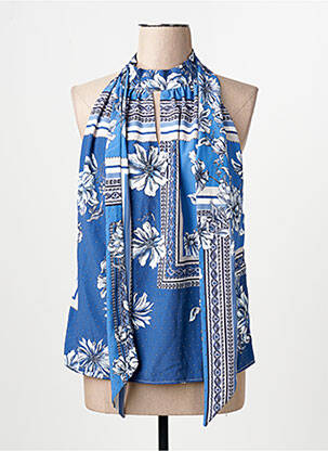 Blouse bleu MORGAN femme